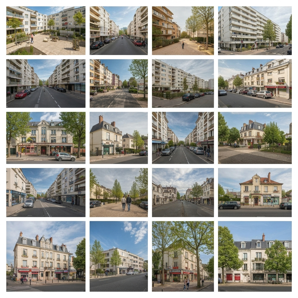 Vue de l'avenue Carnot à Chelles pour une estimation immobilière