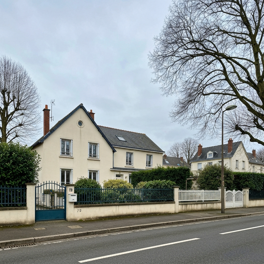 Vue de l'Avenue Dubois à Chelles pour estimation immobilière