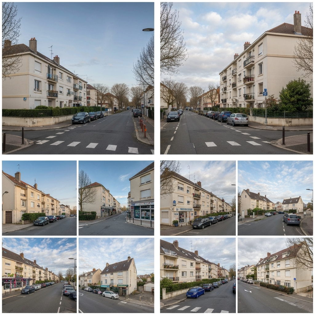 Vue d'une maison sur l'Avenue Maurice de Seyne à Chelles pour estimation