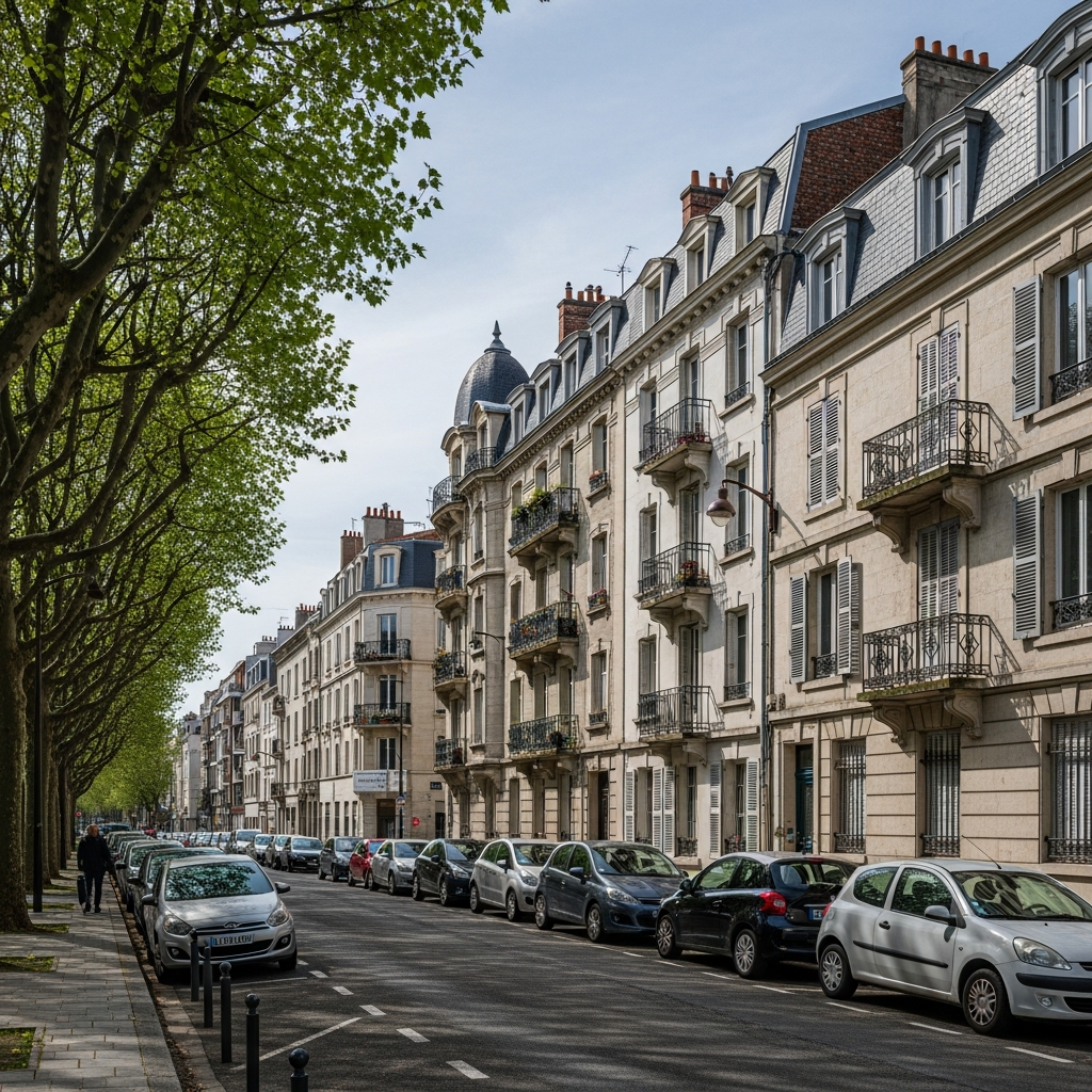 Graphique illustrant le prix du mètre carré sur l'avenue Paul Doumer à Chelles