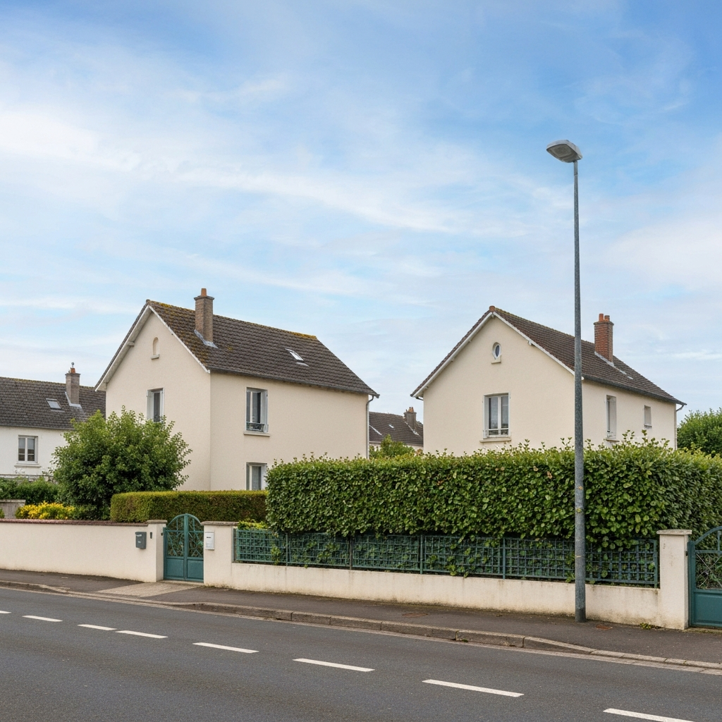 Image d'une maison située sur l'Avenue de l'Étoile d'Or à Chelles avec indication de prix