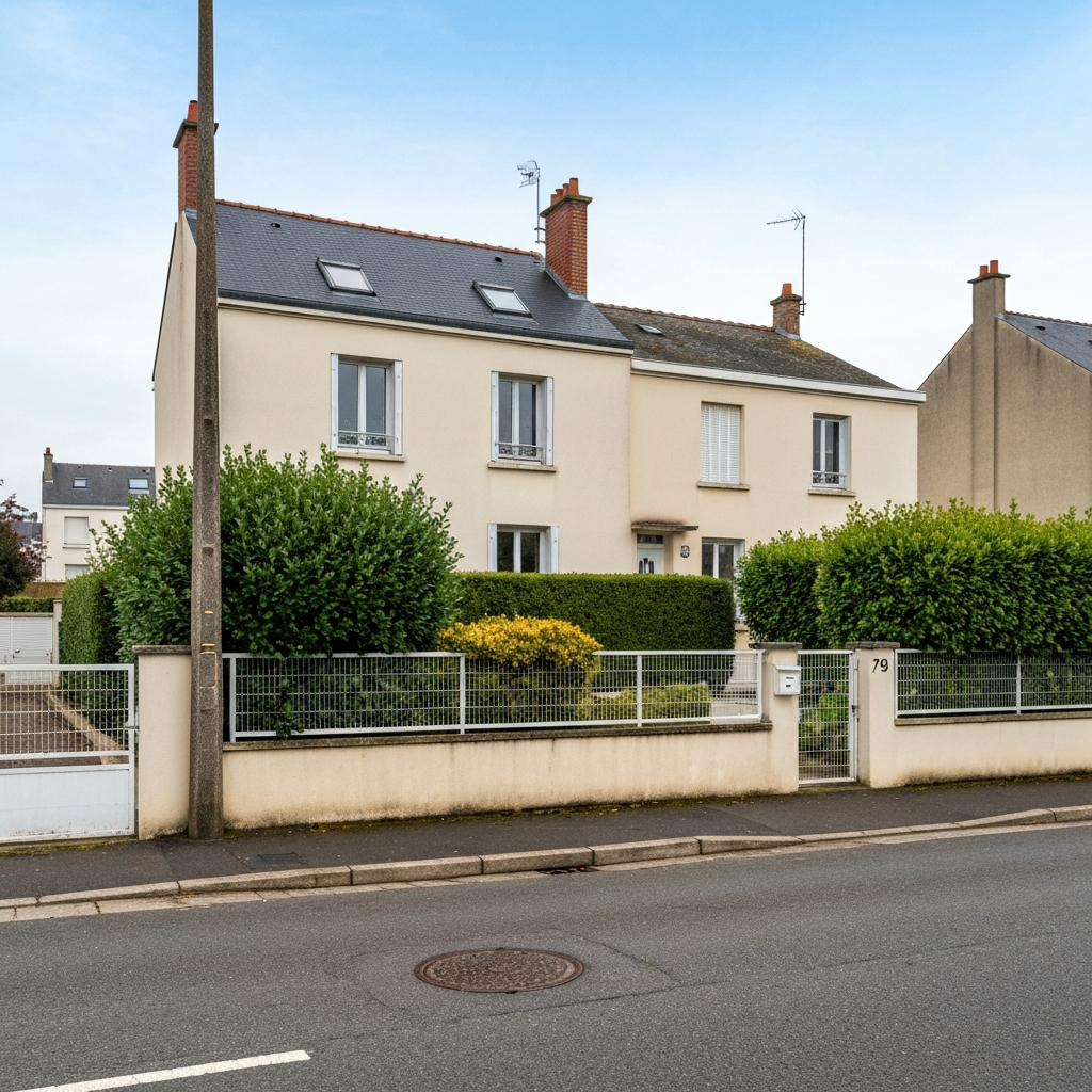 Vue de la rue Auguste Meunier à Chelles pour estimation de bien immobilier