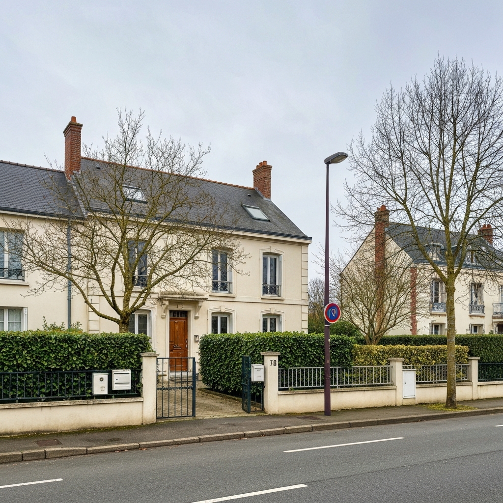 Vue d'une propriété à la rue Victor Bonhommet à Chelles pour estimation