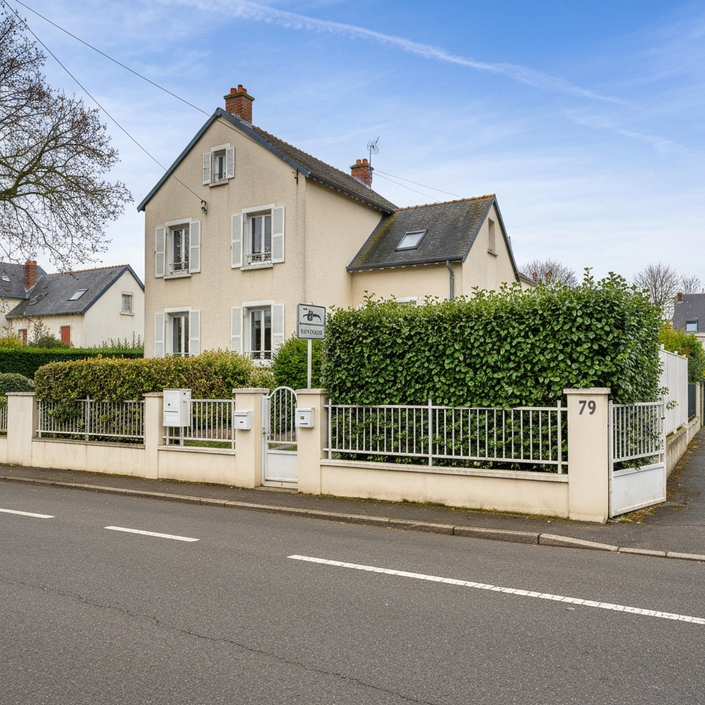 Vue de la rue Nobel à Chelles pour estimation immobilière