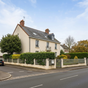 Vue d'une maison à évaluer située sur la rue du Chemin Vert à Chelles