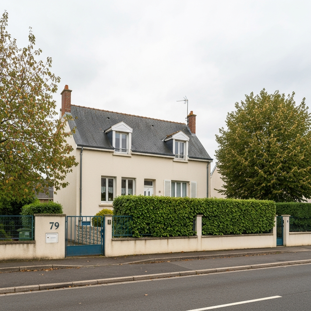 Vue de la rue des Chênes à Chelles pour estimation immobilière